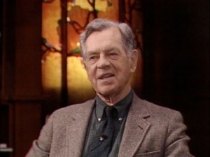 Image of the late Joseph Campbell on PBS