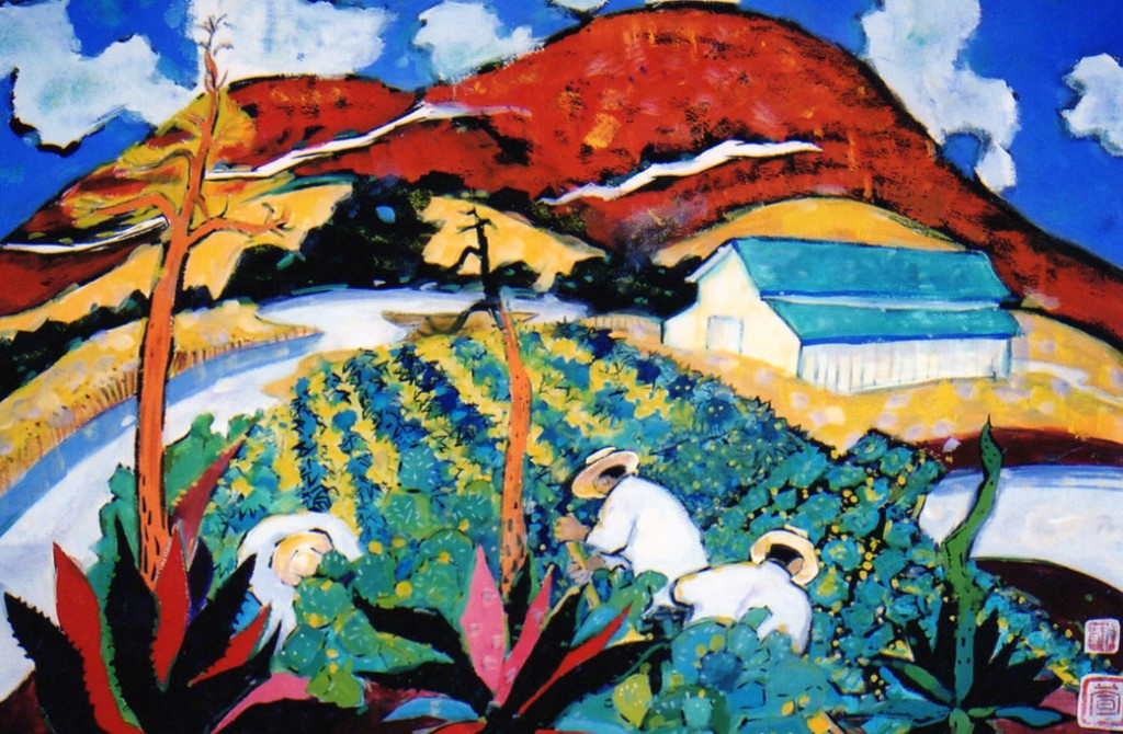 Image of Belle Yang's Odello Artichoke Field #1