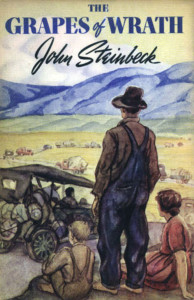Cover image from "The Grapes of Wrath"