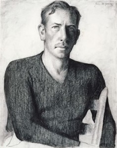 Image of John Steinbeck portrait by James Fitzgerald
