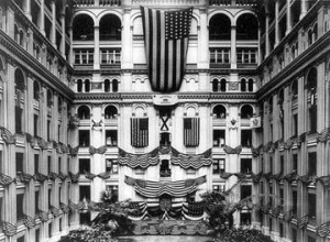 Image of the Old Post Office Pavilion in 1920