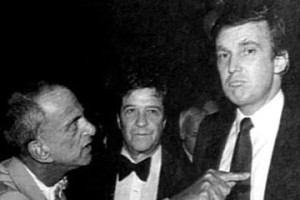 Image of Roy Cohn and Donald Trump