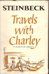 Cover image from John Steinbeck's 1962 book Travels with Charley